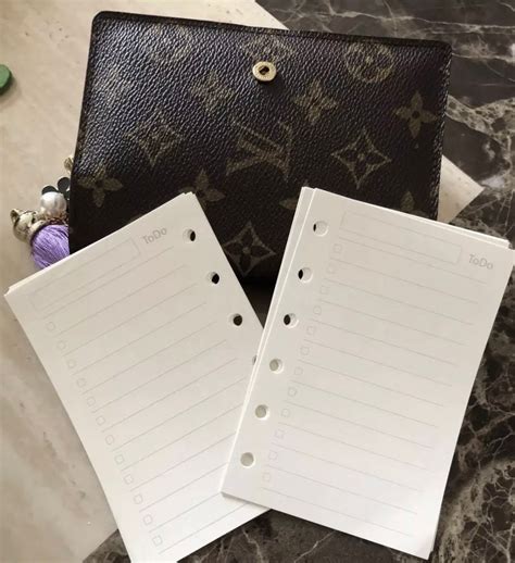 louis vuitton agenda refill.